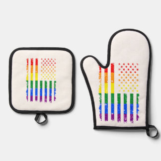 LGBT-vlag Gay Pride-maand Transgender Ovenwant & Pannenlap Set