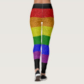 Lgbt-vlag Leggings (Achterkant)