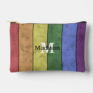 LGBT-vlag: ongeremde regenboogmonogram Etui