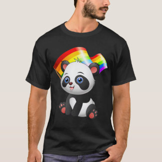 LGBT Vlag Panda Beer Gay Lesbian Mannen Gift T-shirt