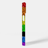 LGBT vlag trilling regenbooglitter sparkle Monogra Case-Mate iPhone Case (Achterkant / Rechts)