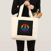 LGBT-vlaggen Grote Tote Bag (Voorkant (product))