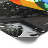 LGBT-vlaggenfoto Poster (Hoek)