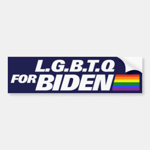 LGBT voor Biden 2024 Bumpersticker