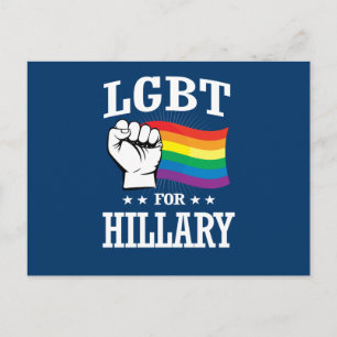 LGBT VOOR HILLARY BRIEFKAART
