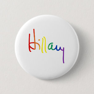 LGBT voor HILLARY CLINTON Ronde Button 5,7 Cm