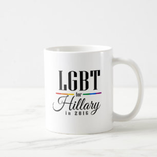 LGBT VOOR HILLARY --.png Koffiemok