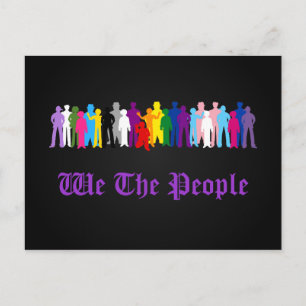 LGBT Wij als mensen ontwerpen Briefkaart