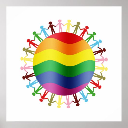 LGBT World Harmony Poster (Voorkant)