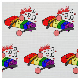 LGBT Xylophone Stof