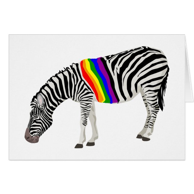 LGBT-Zebra (Voorkant Horizontaal)