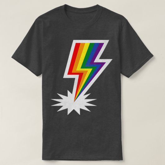 LGBTIQ Lightning T-shirt (Design voorkant)