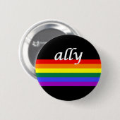 LGBTQ Ally Button (Voorkant /achterkant)
