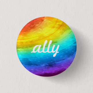 LGBTQ+ Ally-Button Ronde Button 3,2 Cm