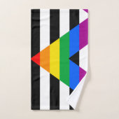 LGBTQ+ Ally Flag Bad Handdoek (Handdoek)