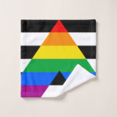 LGBTQ+ Ally Flag Bad Handdoek (Wasdoekje)