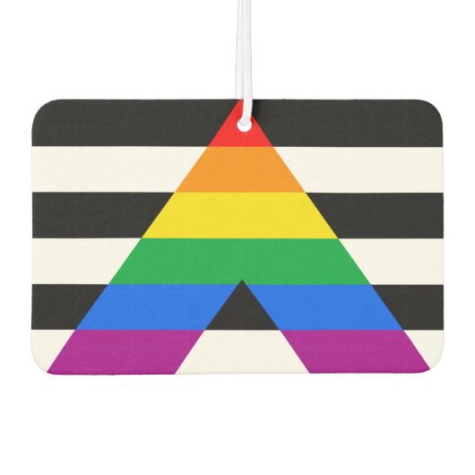 LGBTQ+ Ally Flag Luchtverfrisser (Voorkant)