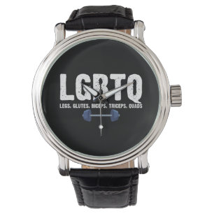 LGBTQ Benen Billen Biceps Triceps Quadriceps Gymli Horloge