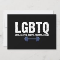 LGBTQ Benen Billen Biceps Triceps Quadriceps Gymli