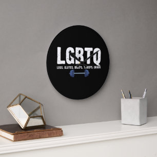 LGBTQ Benen Billen Biceps Triceps Quads Gymliefheb Grote Klok