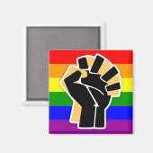 LGBTQ Black Ally Magneet (Voorkant / Achterkant)