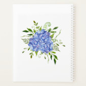 LGBTQ Blue Hydrangeas Floral Mariage (Dos)