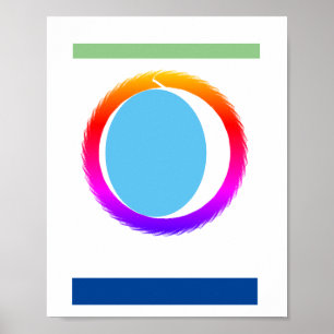 LGBTQ+ Boeddhistische Wiskunde Enso Poster