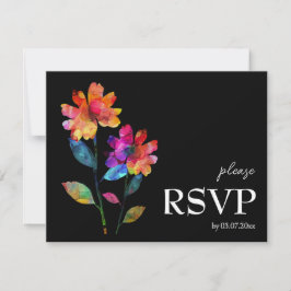 🌈 LGBTQ Budget Dieetkeuze Petals & Pride RSVP Kaartje