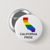 LGBTQ CALIFORNIA PRIDE BUTTON (Voorkant /achterkant)