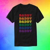 LGBTQ Dad Gay Pride Dad Vaderdag T-shirt