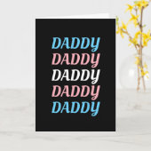 LGBTQ Dad Transgender Pride Dad Vaderdag Kaart (Gele Bloem)