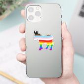 LGBTQ-democraat Sticker (Telefoon)