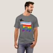 LGBTQ-democraat T-shirt (Voorkant volledig)