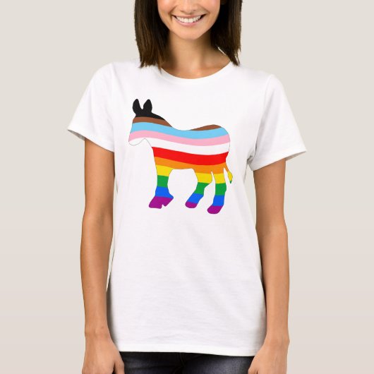 LGBTQ-democraat T-shirt (Voorkant)