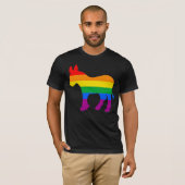 LGBTQ DEMOCRAT PRIDE T-SHIRT (Voorkant volledig)
