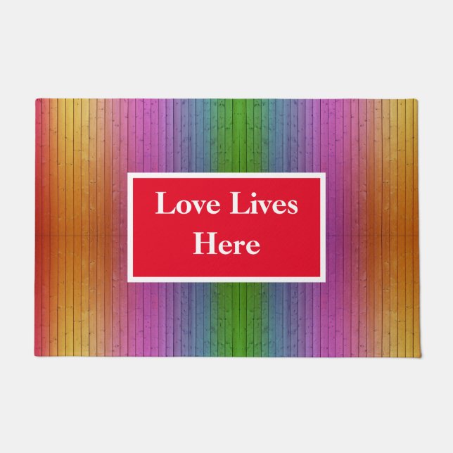 LGBTQ+ DEURMAT (Voorkant)