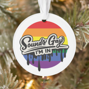 LGBTQ drôle Sounds Gay, I'm In Arc en ciel F