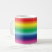 LGBTQ égalité rainbow pride couleurs - tasse de ca (Devant gauche)