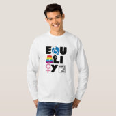 LGBTQ Equality Hures No One T-shirt (Voorkant volledig)
