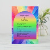 lgbtq faire-part de mariage des droits de la perso (Debout devant)