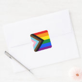 LGBTQ & Fierté - Autocollants Drapeau de la Progre (Enveloppe)