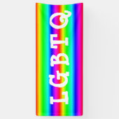 LGBTQ Gay Pride Rainbow Parade Banner (Verticaal)