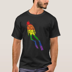 Lgbtq Gay Pride Regenboog Vlag Liefde Harten Duike T-shirt