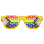 LGBTQ+ Gay Progress Pride Lunettes de soleil class (Devant)