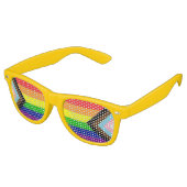 LGBTQ+ Gay Progress Pride Lunettes de soleil class (Angulaire)