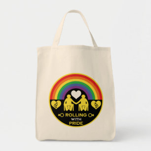 LGBTQ Gay Rolstoel Disability Pride Tote Bag