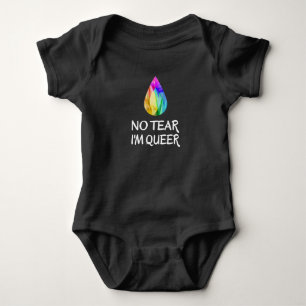 LGBTQ - Geen traan Ik ben Queer - CSD Pride Romper