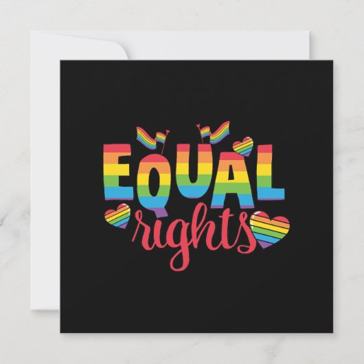 LGBTQ - Gelijke rechten - Rainbow Colors (Voorkant)