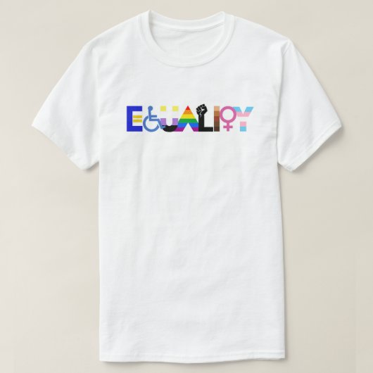 LGBTQ+ Gelijkheid T-shirt (Design voorkant)