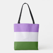 LGBTQ Genderqueer Pride Vlag Draagtas (Achterkant)